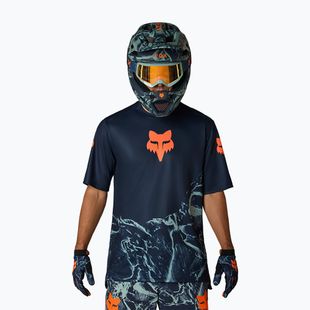 Tricou de ciclism pentru bărbați Fox Racing Ranger Image Print arctic blue