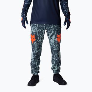 Pantaloni de ciclism pentru bărbați Fox Racing Ranger Image Print arctic blue