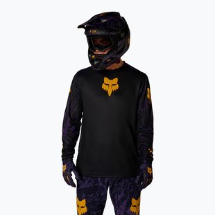 Longsleeve de ciclism pentru bărbați Fox Racing Ranger Image Print plum