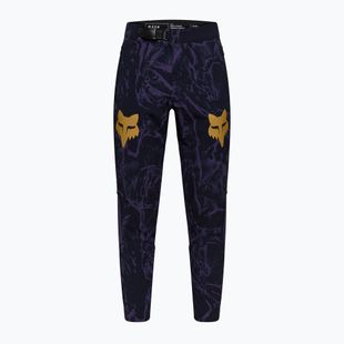 Pantaloni de ciclism pentru copii Fox Racing Ranger Image Print plum