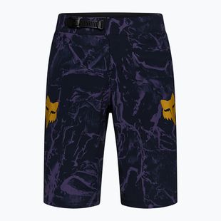 Pantaloni scurți de ciclism pentru bărbați Fox Racing Ranger Image Print plum