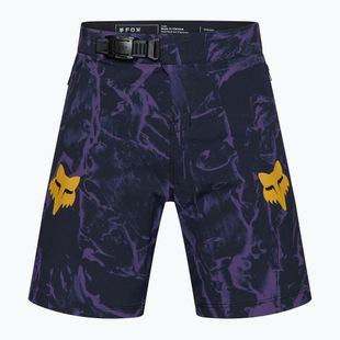 Pantaloni scurți de ciclism pentru copii Fox Racing Ranger Image Print Jr plum