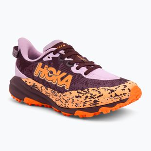 Încălțăminte de alergare pentru copii HOKA Speedgoat 6 flower nectar/neon tangerine