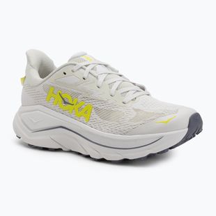 Pantofi de alergare bărbați HOKA Challenger 8 alb/neon hoka citrus