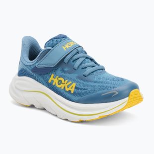 Încălțăminte de alergare pentru copii HOKA Clifton 10 alpine blue/foggy night
