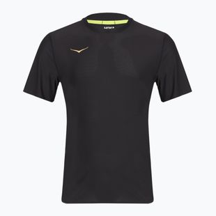 Tricou de alergare pentru bărbați HOKA Airolite 2.0 black/gold