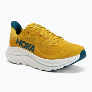 Încălțăminte de alergare pentru bărbați HOKA Clifton 10 yellow gold/tidal wave