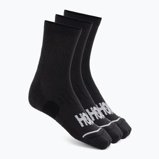 Șosete HOKA Quarter Run Sock 3-Pack black/black/black