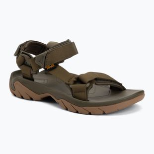 Sandale pentru bărbați Teva Terra Fi 5 Universal dark olive/honey brown