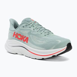 Încălțăminte de alergare pentru bărbați HOKA Clifton 10 Wide sage/neon flame