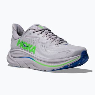Încălțăminte de alergare pentru bărbați HOKA Clifton 10 Wide ash grey/neon green