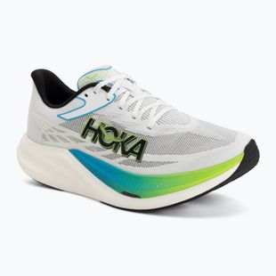 Încălțăminte de alergare HOKA Rocket X 3 frost/electric lime