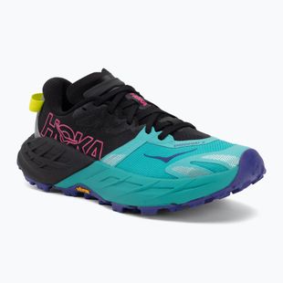 Încălțăminte de alergare pentru femei HOKA Speedgoat 7 black/electric aqua
