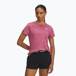 Tricou de antrenament pentru femei  Under Armour Tech Twist fuchsia dusk/white