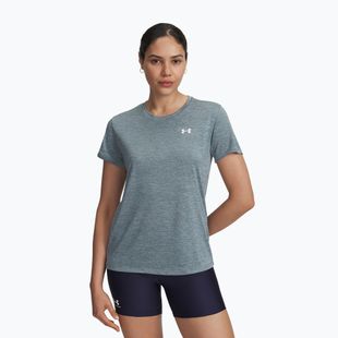 Tricou de antrenament pentru femei  Under Armour Tech Twist jasper blue/white
