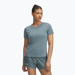 Tricou de alergare pentru femei Under Armour Launch jasper blue/reflective