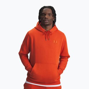 Bluză pentru bărbați Under Armour Essential Fleece Hoodie surplus orange/surplus orange