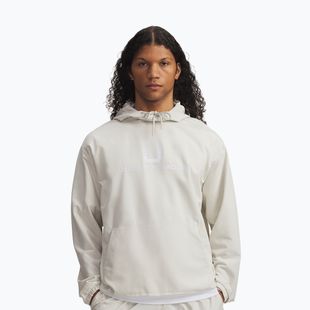 Bluză pentru bărbați Under Armour Unstoppable Woven Hoodie summit white/white