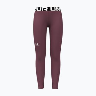 Colanți de antrenament pentru copii Under Armour HeatGear fuchsia dusk