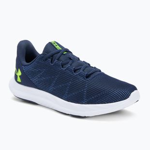 Încălțăminte de alergare pentru bărbați Under Armour Charged Speed Swift washed navy/black/high vis yellow