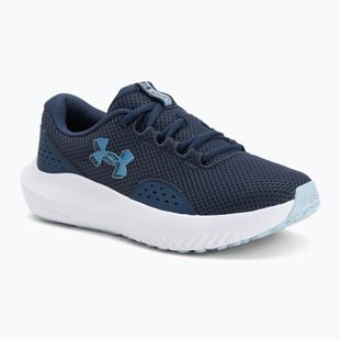 Încălțăminte de alergare pentru femei Under Armour Charged Surge 4 washed navy/blue calm/metallic blue calm