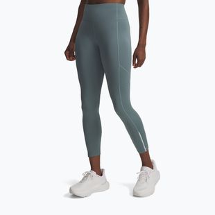 Colanți de alergare pentru femei Under Armour Launch Ankle jasper blue/reflective