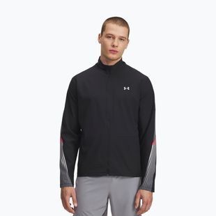 Geacă de alergare pentru bărbați Under Armour Velociti Storm black/castlerock/reflective
