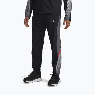 Pantaloni de alergare pentru bărbați Under Armour Velociti Storm black/castlerock/reflective