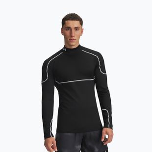Longsleeve de antrenament pentru bărbați Under Armour Cold Weather Grid black/black/white