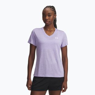 Tricou de antrenament pentru femei  Under Armour Tech V-Twist transparent/white
