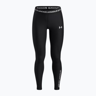 Colanți pentru copii Under Armour HeatGear Graphic Leggings black/white