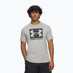 Tricou de antrenament pentru bărbați Under Armour ABC Camo Boxed Logo titanium/black