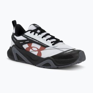 Încălțăminte de antrenament pentru bărbați Under Armour Charged Commit TR 5 white/black/venom red