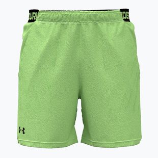 Pantaloni scurți de antrenament pentru bărbați Under Armour Ua Vanish Woven 6in lumos lime/ultimate black