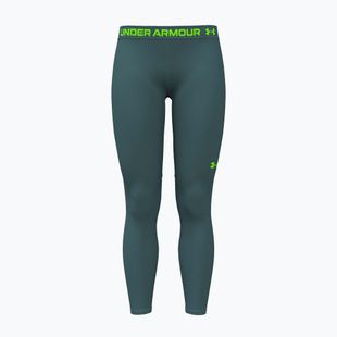 Colanți de antrenament pentru femei Under Armour HeatGear rack green/hyper green
