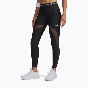 Colanți de antrenament pentru bărbați Under Armour HeatGear Mesh ultimate black/white
