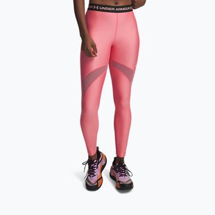 Colanți de antrenament pentru bărbați Under Armour HeatGear Mesh bittersweet pink/posh pink