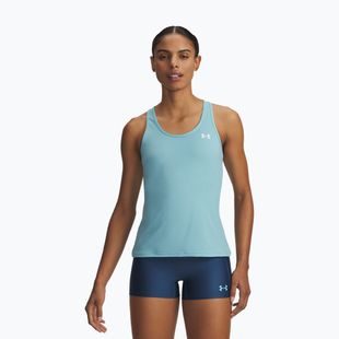 Tricou de antrenament pentru femei Under Armour Tech Mesh Racer Tank blue haze/white