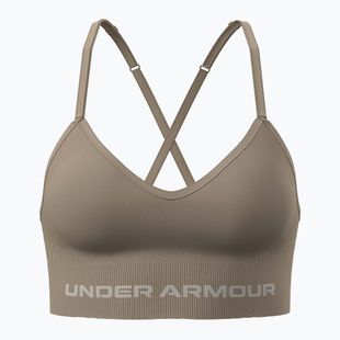Sutien de antrenament Under Armour Vanish Seamless Low city khaki/summit white