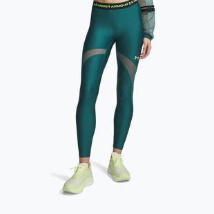 Colanți de antrenament pentru bărbați Under Armour HeatGear Mesh rack green/hyper green
