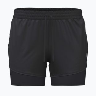 Pantaloni scurți de alergare pentru femei Under Armour Velociti Pro 4" 2N1 ultimate black/ultimate black/ultimate black