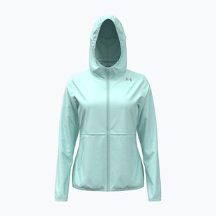 Geacă de alergare pentru femei Under Armour Velociti Pro Storm refresh mint/castlerock