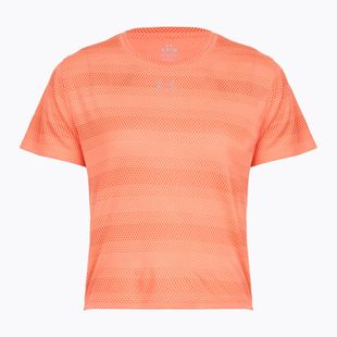 Tricou de alergare pentru femei Under Armour Velociti electric tangerine/black/green mode