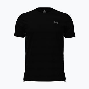 Tricou de alergare pentru bărbați Under Armour Velociti black/black/metallic silver