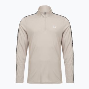 Bluză pentru bărbați Under Armour Tech Taping 1/2 Zip timberwolf taupe/black/white