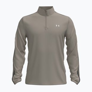 Bluză pentru bărbați Under Armour Tech Taping 1/2 Zip timberwolf taupe/black/white
