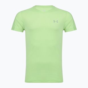 Tricou de alergare pentru bărbați Under Armour Velociti Reflect lumos lime/white