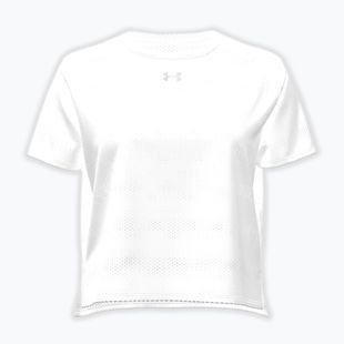Tricou de alergare pentru femei Under Armour Velociti white/white/black