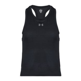 Tricou de alergare pentru femei Under Armour Velociti Singlet black/black/metallic silver