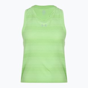 Tricou de alergare pentru femei Under Armour Velociti Singlet lumos lime/white